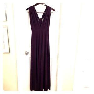 Floor Length Multi-Way Purple Dress